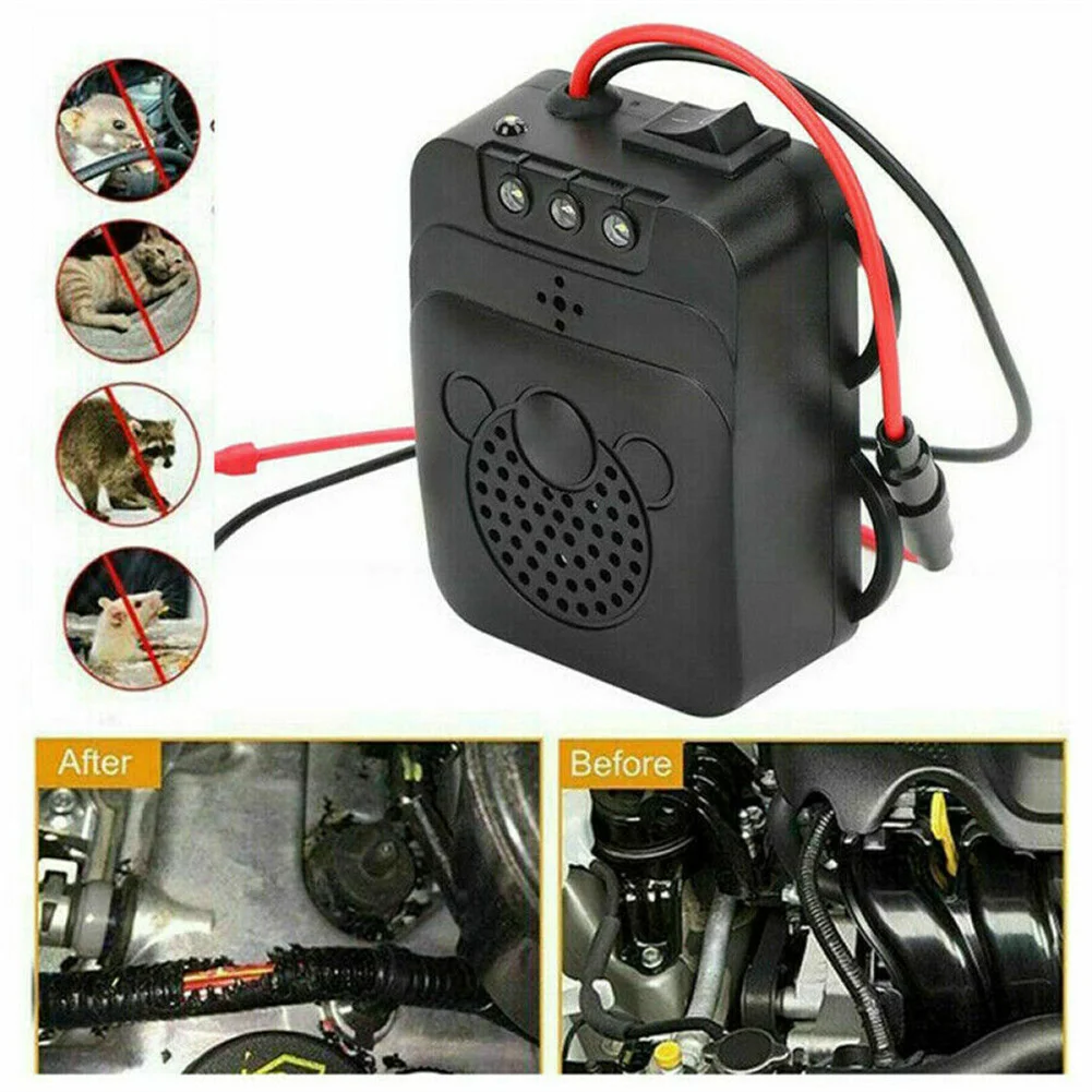 Флейта для грызунов автомобиля, флейта/животного, 1 комплект, 12 кГц ~ 25 кГц, 85*81*41 мм, замена аксессуаров Флейта для грызунов автомобиля, флейта/животного, 1 комплект, 12 кГц ~ 25 кГц, 85*81*41 мм, замена аксессуаров