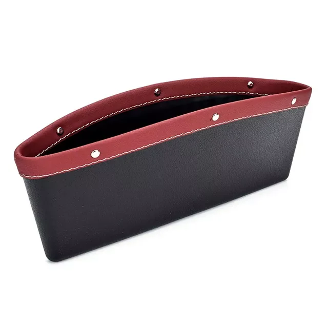 

Car Organizer Storage Car Slit Gap Pocket Multifunctional Driver Catcher Cup Holder Car Accessories PU Leather