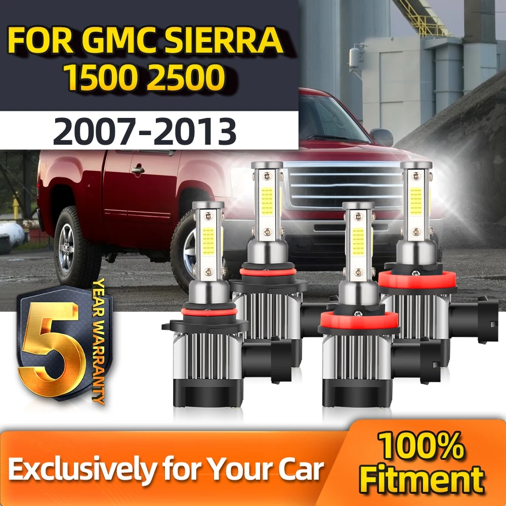 

Crossfox 20000LM Car LED 9005 High Beam H11 Low Beam Combo Auto Car Conversion Lamp For GMC SIERRA 1500 2500 2007 2008 2009-2013