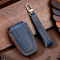 genuine leather remote control car key case cover for toyota camry rav4 highlander avalon c hr prius corolla gt86%c2%a0