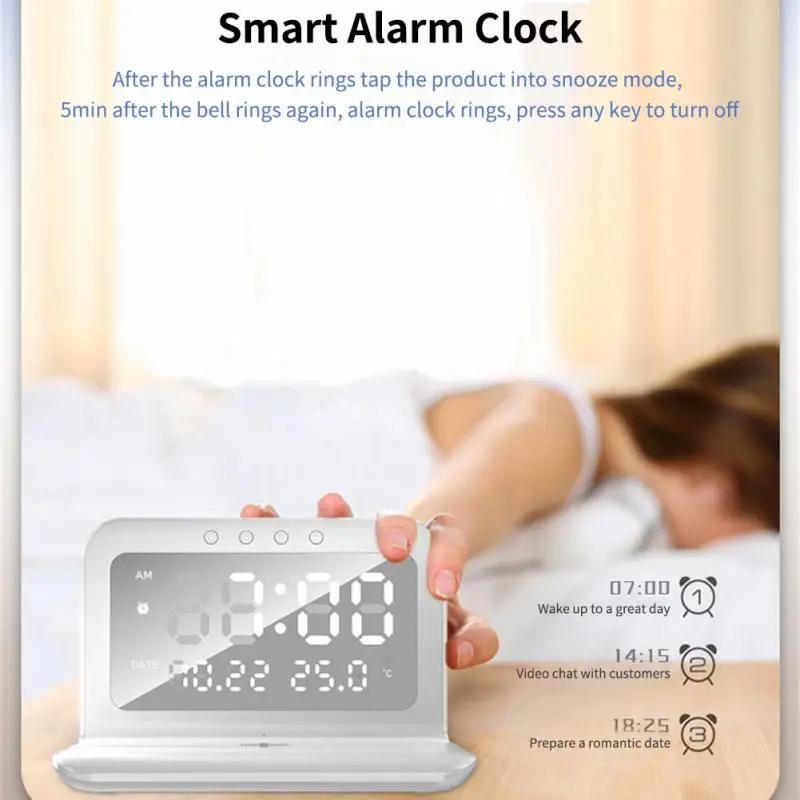 

Three In One Multifunctional Wireless Charger 15W Portable Desktop Wireless Fast Charging Charger Suitable For IPhone, Samsung