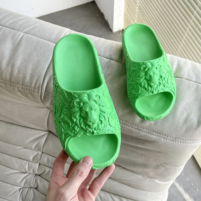 

Летние шлепанцы для мужчин и женщин, босоножки на мягкой подошве с открытым носком, шлепанцы, пляжная обувь, домашние шлепанцы, Размеры 35-41