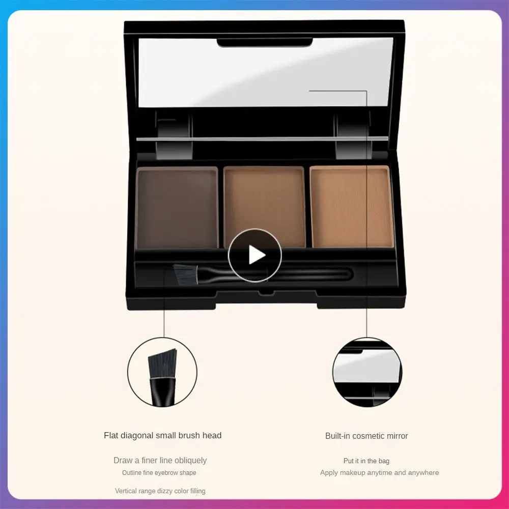 

Natural Nose Shadow Waterproof For Beginners Shadow Powder Beauty Products Eye Shadow Three-dimensional Long-lasting 3 Colors