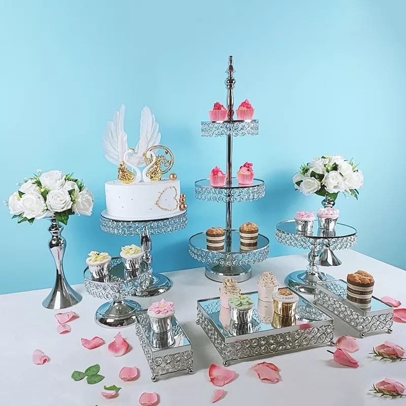 

9pcs cake stands for party events on sales cake tools decorative wedding decoration table birthday party names decorations