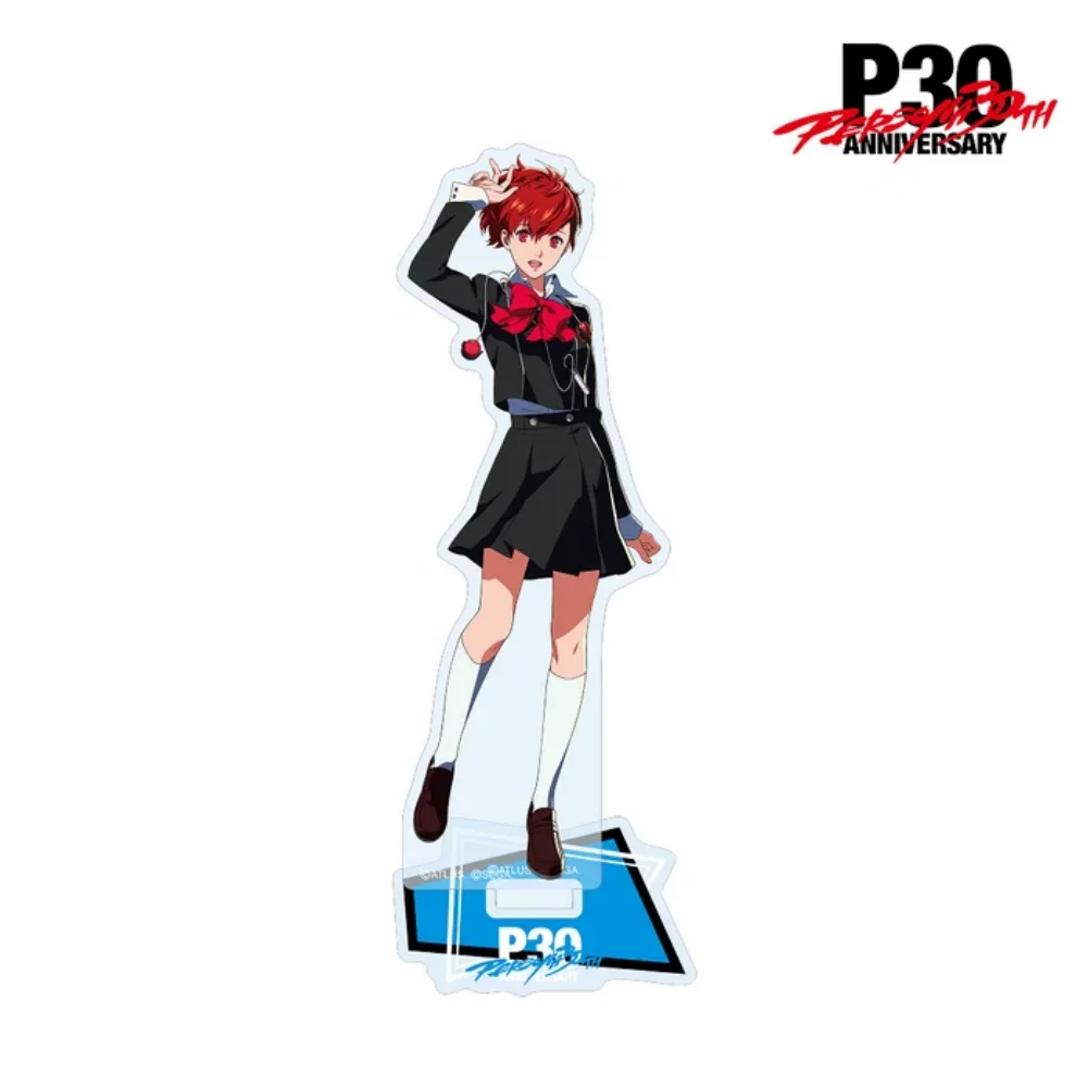 Фото Акриловая подставка-брелок по мотивам аниме Persona 3 с Макото Юки, Рен Амамия, Ю Наруками для декора рабочего стола №2