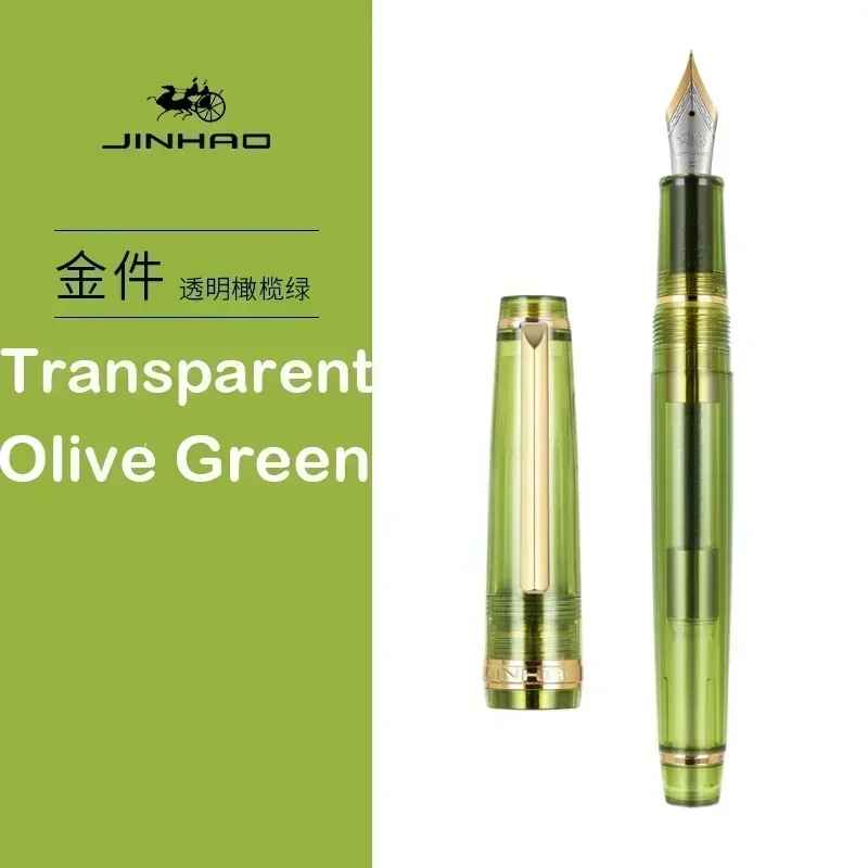 

Перьевая ручка JINHAO 82, цветная перьевая ручка, водяное стекло, EF F M, чернильные ручки, милая авторучка, офисные школьные принадлежности, канцелярские принадлежности