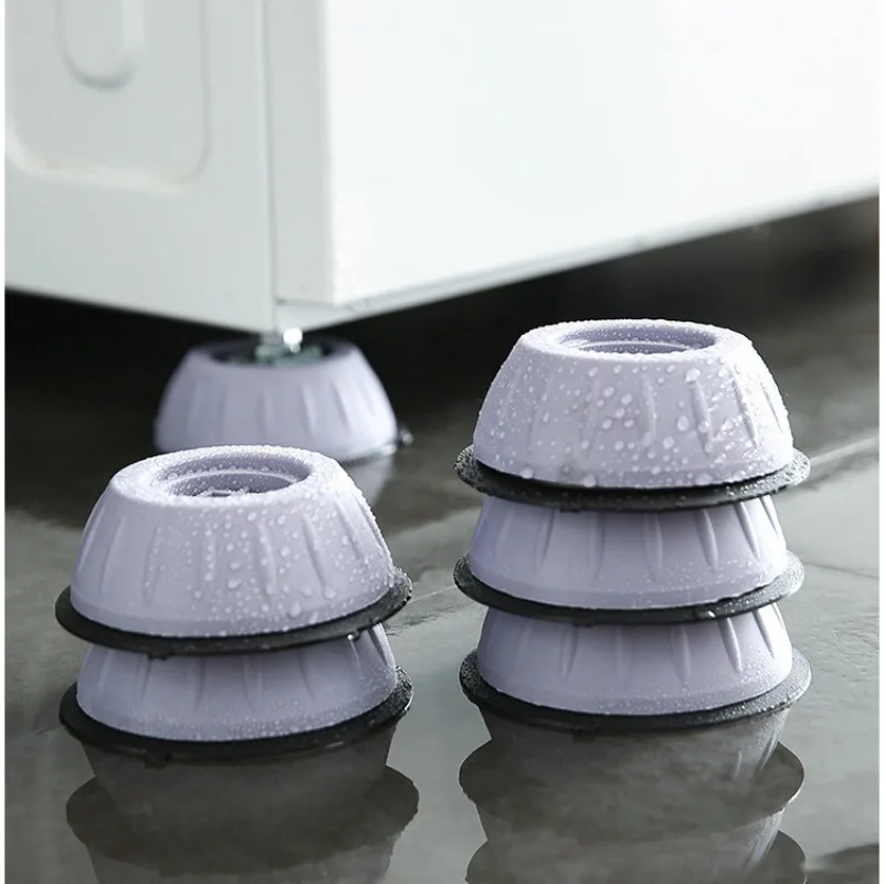

4Pcs Washer Foot Pad Anti Vibration Pads Washing Machine Holder Dryer Shock Support Prevent Moving Non-Slip Home Supplies