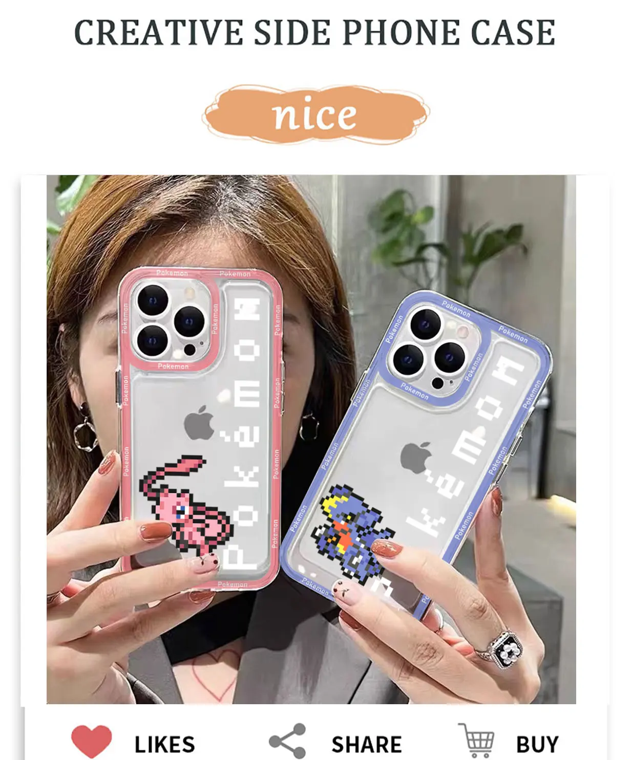 

Cartoon Pokemen Pikachu Phone Case For Xiaomi Redmi Note 12C 11 10 Pro Plus 10C 9A 9C 9T K30 K40 K50 K60 4G 5G Transparent Capa