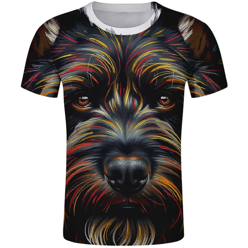 Футболка BOUVIER DES FLANDRES-VLAAMSE KOEHOND с собакой YMGHJRWN