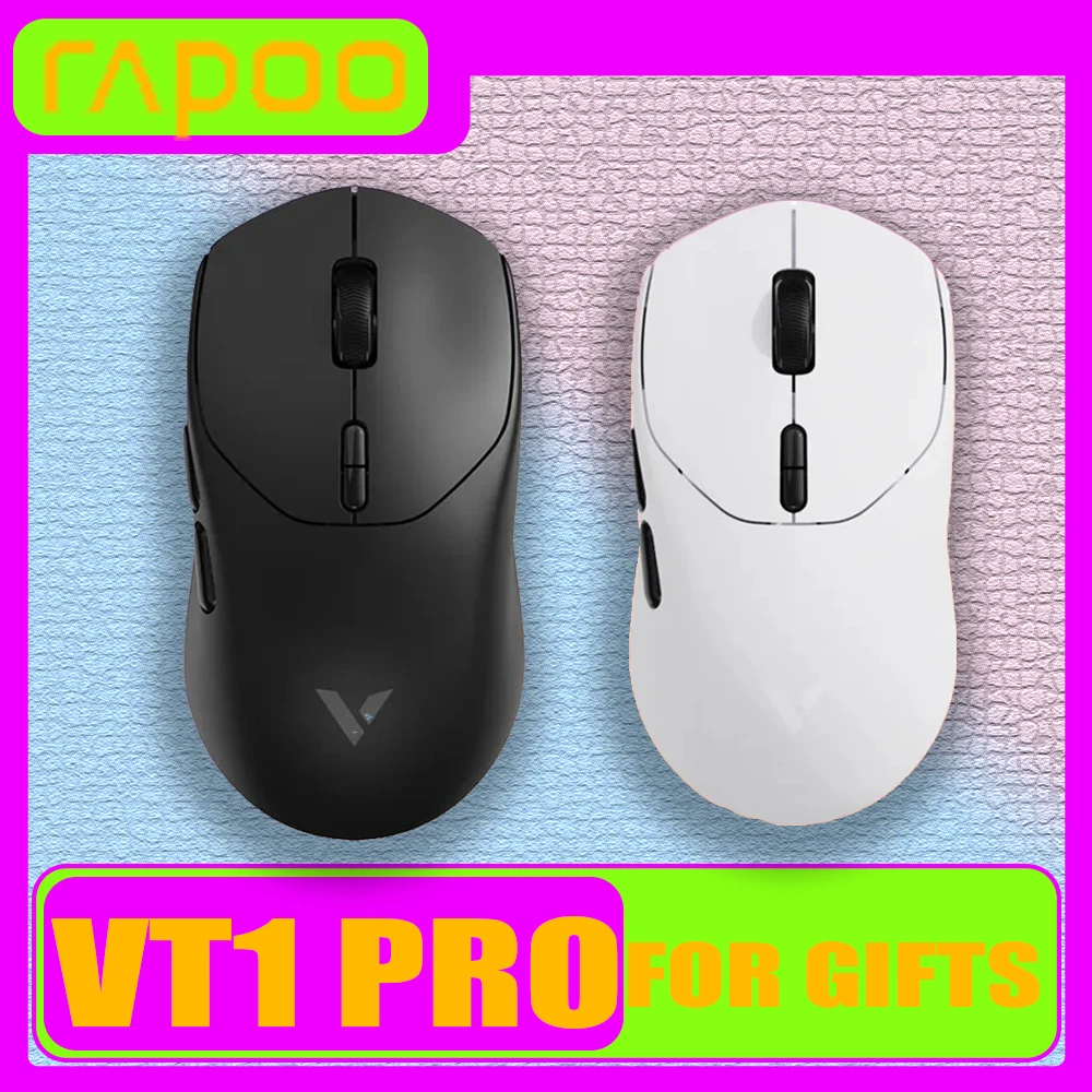 Беспроводная мышь Rapoo Vt1 Pro/Air Max Paw3950 8k двойной режим легкая игровая эргономичная