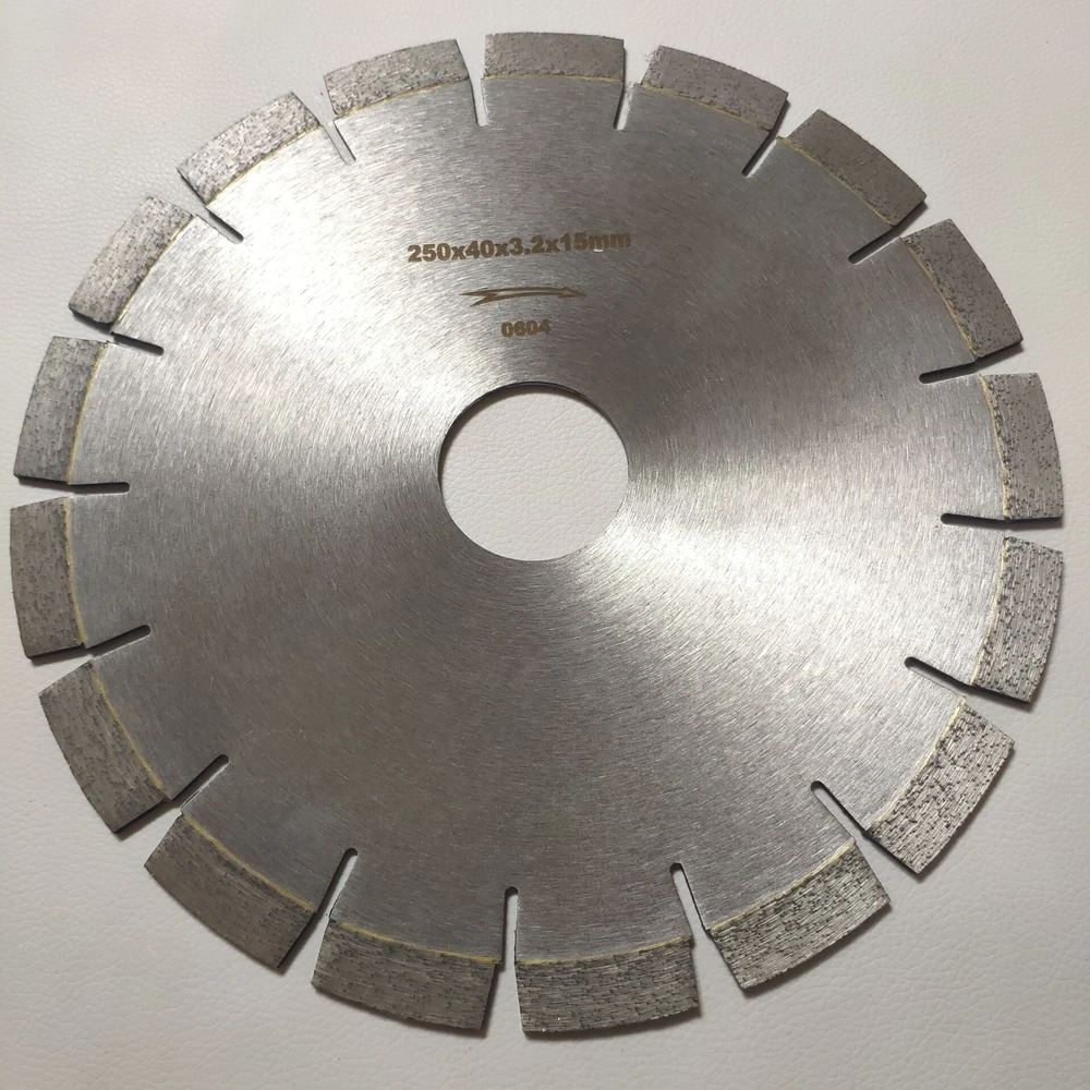 DB73 Diamond Stone Tools Non Silent Stone Cutting Blades 10 Inch U Slot Diamond Stone Blade D250mm We Cut Granite Blades 1PC