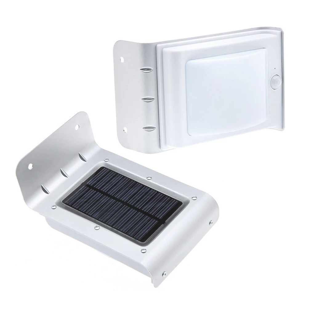 

16 LED Solar Sensor Wall Lamp Garden Energy Saving Body Induction Light