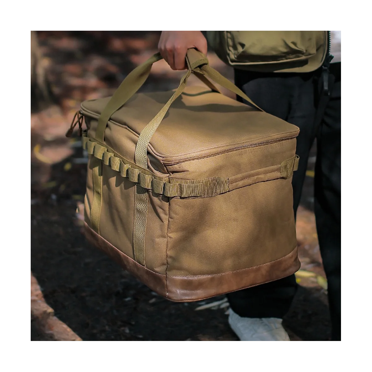 

Outdoor Camping Meal Bag Big Storage Lamp Bag Camping Tool Picnic Camp Travel Bag Camping Storage Bag Black