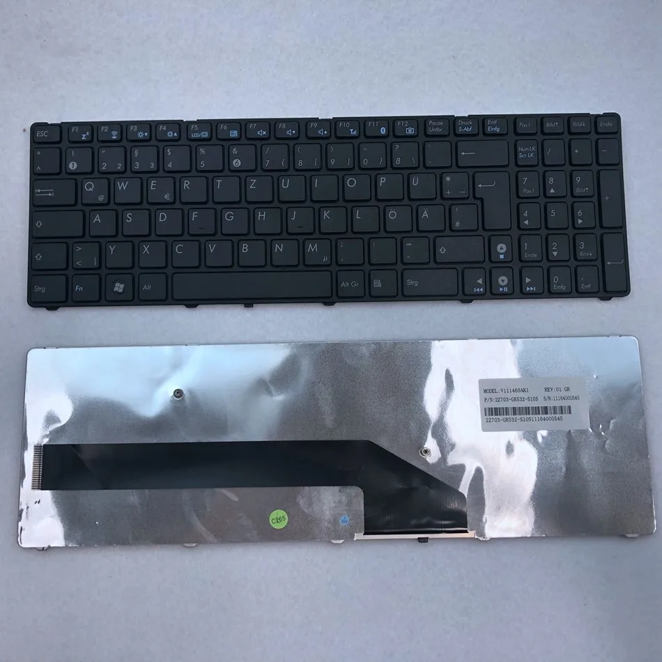 Germany Laptop Keyboard For Gigabyte P2532 P2532N P2532F P2532H P2542 V2 P2542G black frame GR Layout