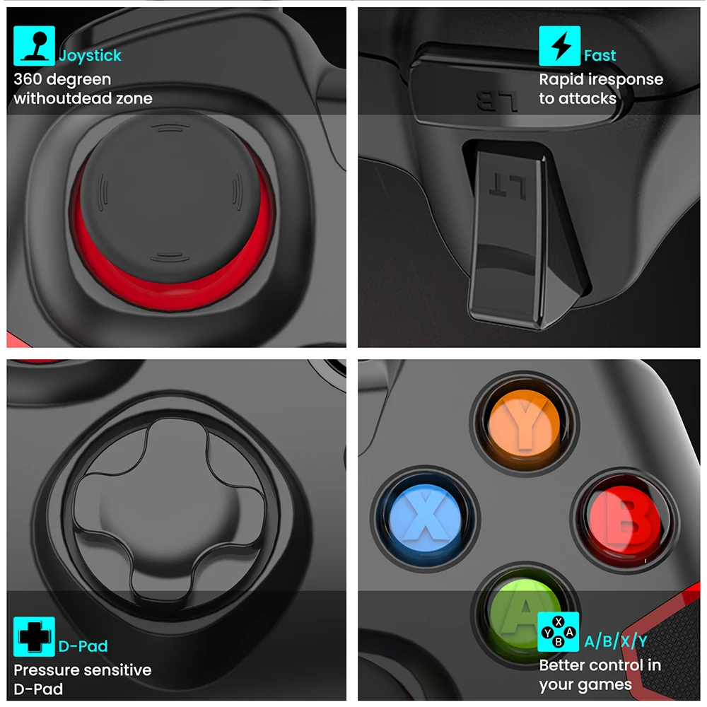 Джойстик для ПК беспроводной контроллер PS3 Nintendo Switch Android телефона ТВ-приставки