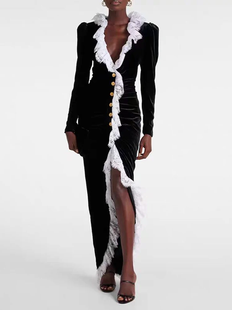 Женское однотонное платье без рукавов с V-образным вырезом