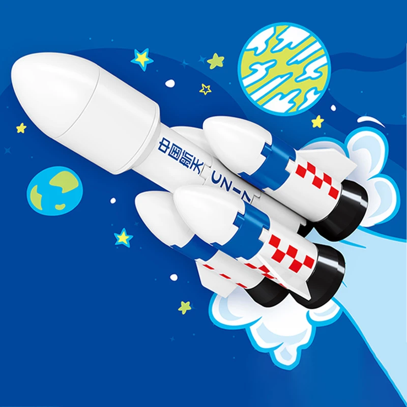 

China long march rocket Building Blocks Astronaut Figure Man Bricks Set Children aerospace series Toys Gift For Boys