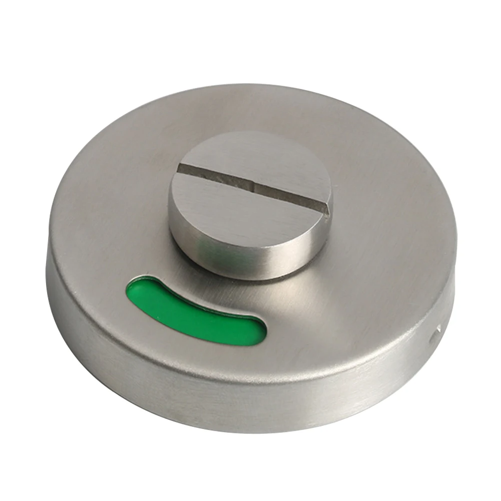 

Shopping Mall Durable Door Lock Station WC Toilet Hotel Bathroom Stainless Steel Airport With Turn Knob Smooth Rustproof