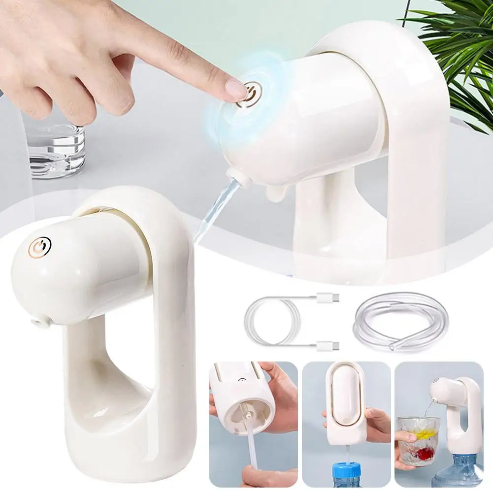 

Automatic Electric Water Dispenser Household Gallon Drinking Smart Water Pump Appliances Water Switch Treatment Bottle J5I2