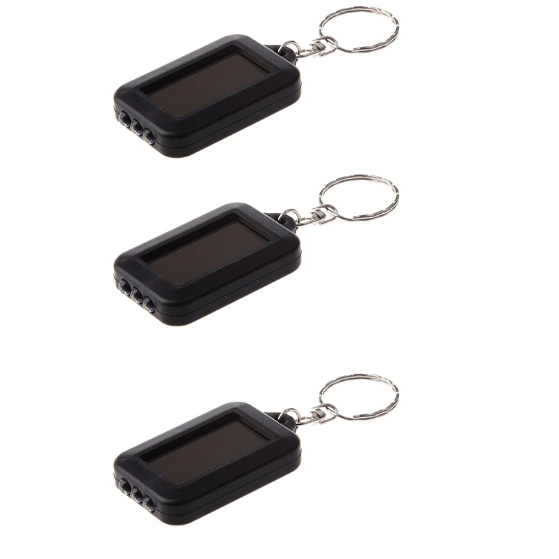 

Фонарик/брелок с питанием от солнечной батареи 3X