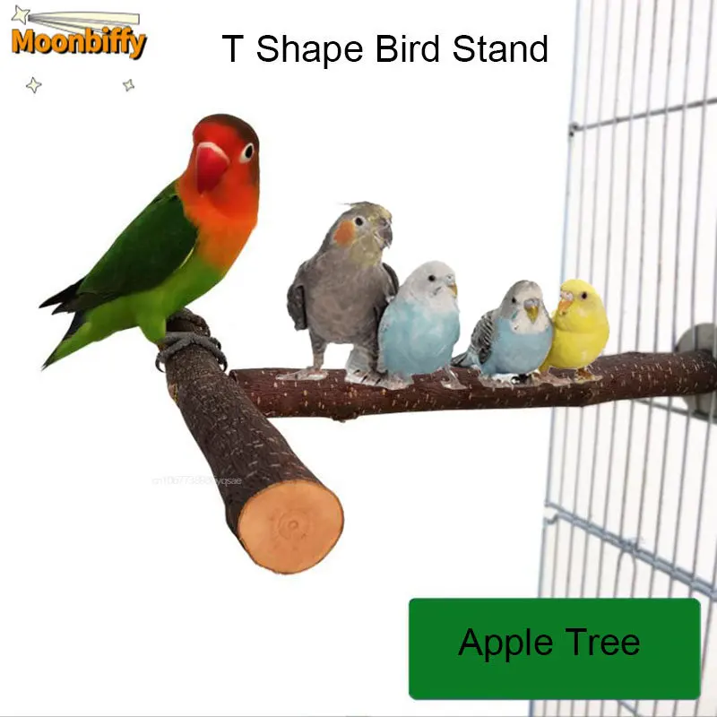 Натуральное дерево для домашних животных попугай вилка из необработанной