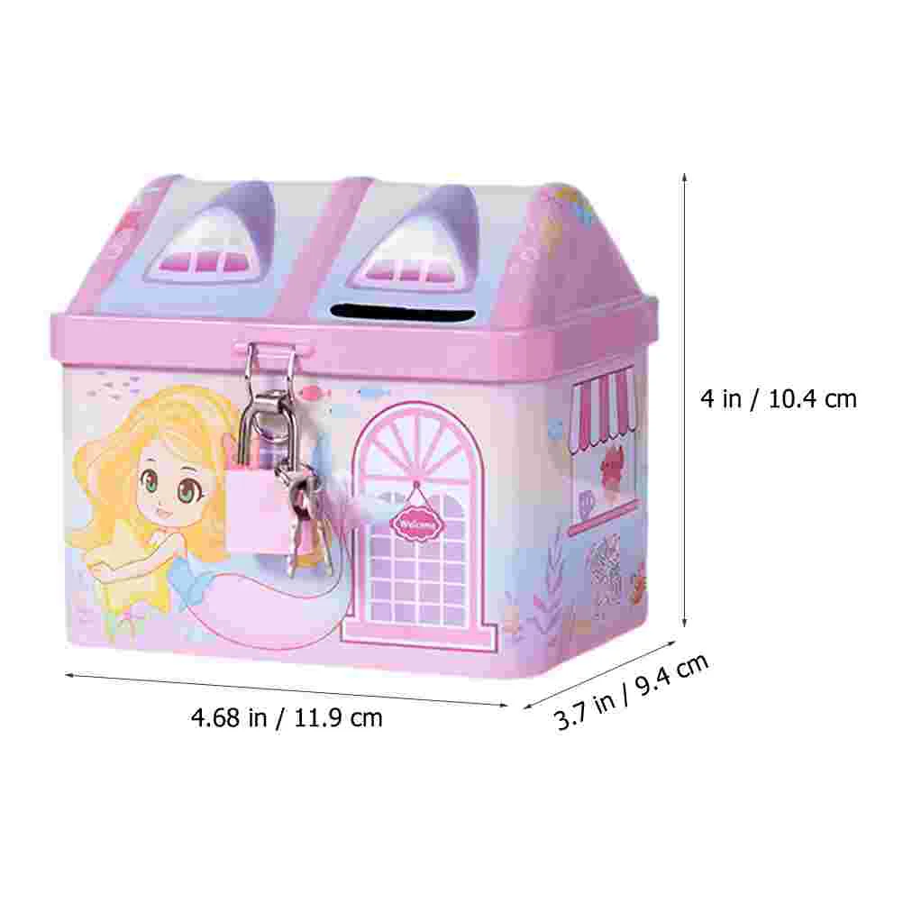 Игрушки для девочек единорог копилка контейнер денег детей с замком розовый