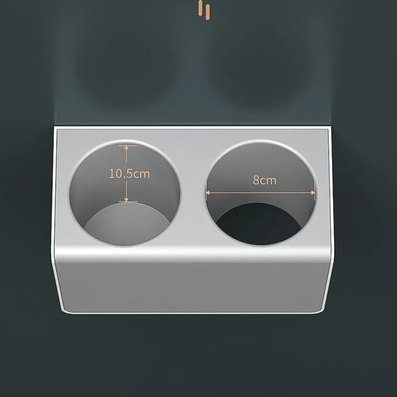 bathroom finishing brush hair dryer rack wall mounted shelf makeup storage nailless toothbrush holder shower organizer free global shipping