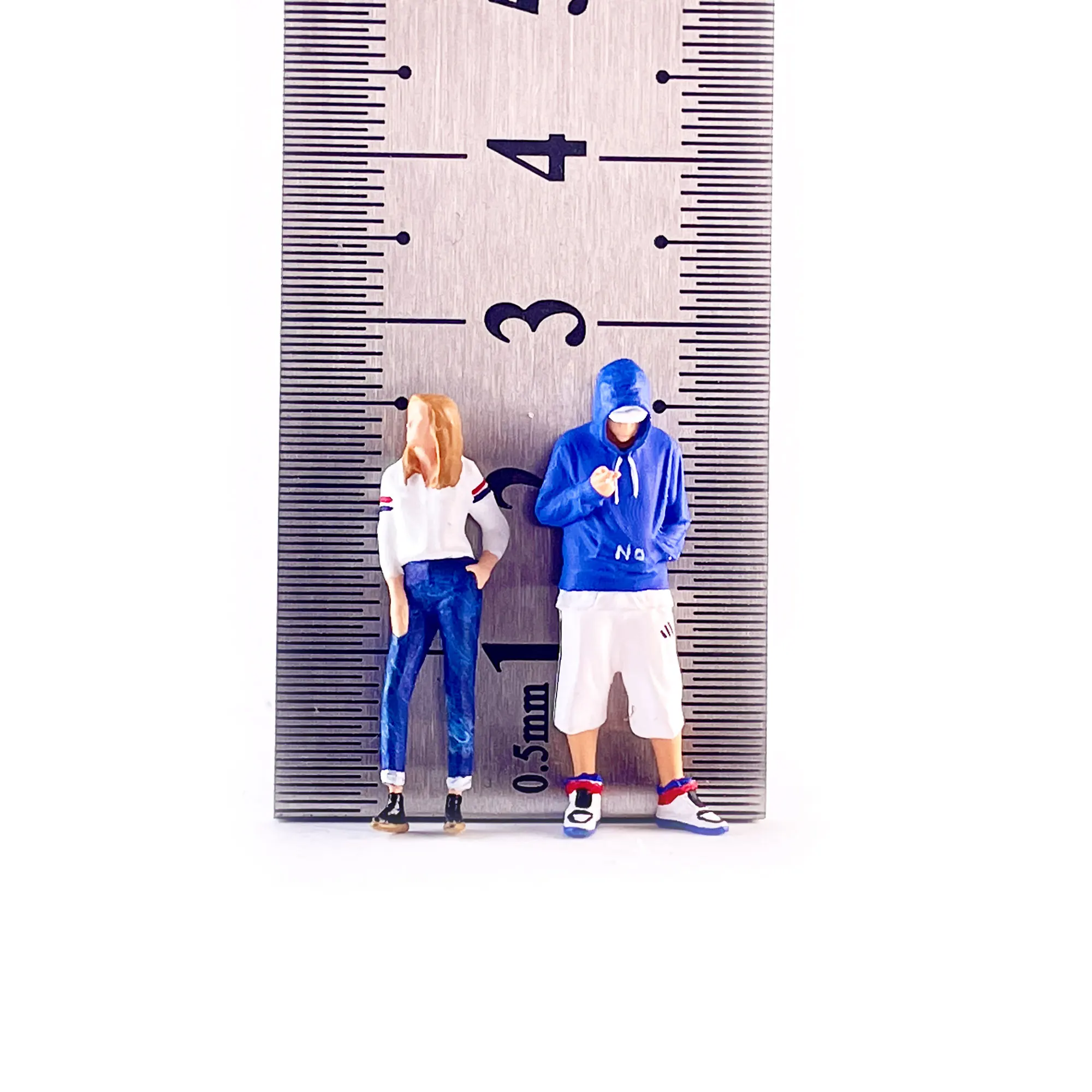 Коллекция 1/64 года модная Кукла с изображением сцены пары миниатюрная модель