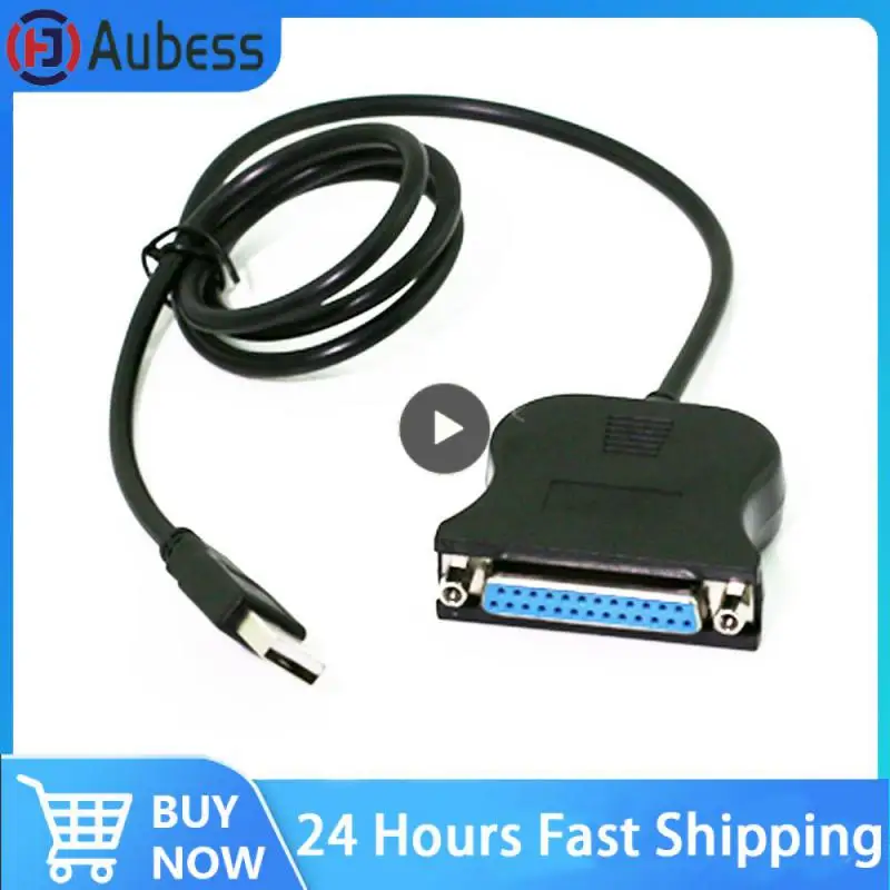 

Usb Interface Usb Connector Anti-rust Preservative 25-hole Parallel Cable Strong Compatibility Sturdy And Beautiful 80cm Length