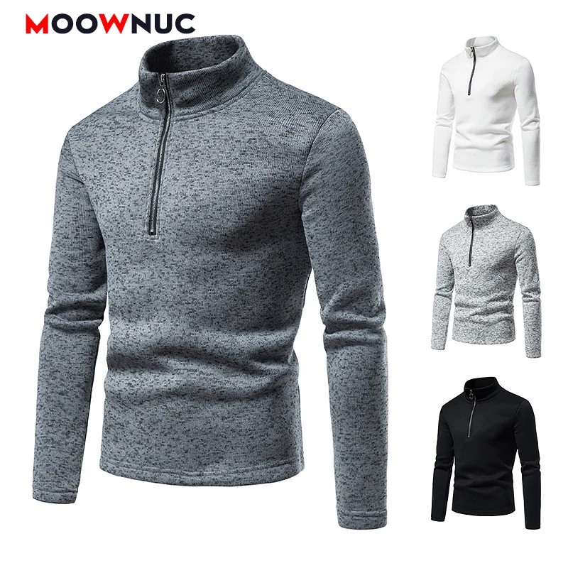 

Hoodies Men's Clothing Fashion Spring Men Casual Sportswear New Solid Classic Style 2022 Bottoming Shirt MOOWNUC Fit Hombre