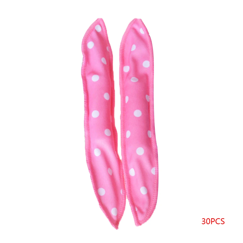 

30 шт., мягкие бигуди в горошек для женщин и детей