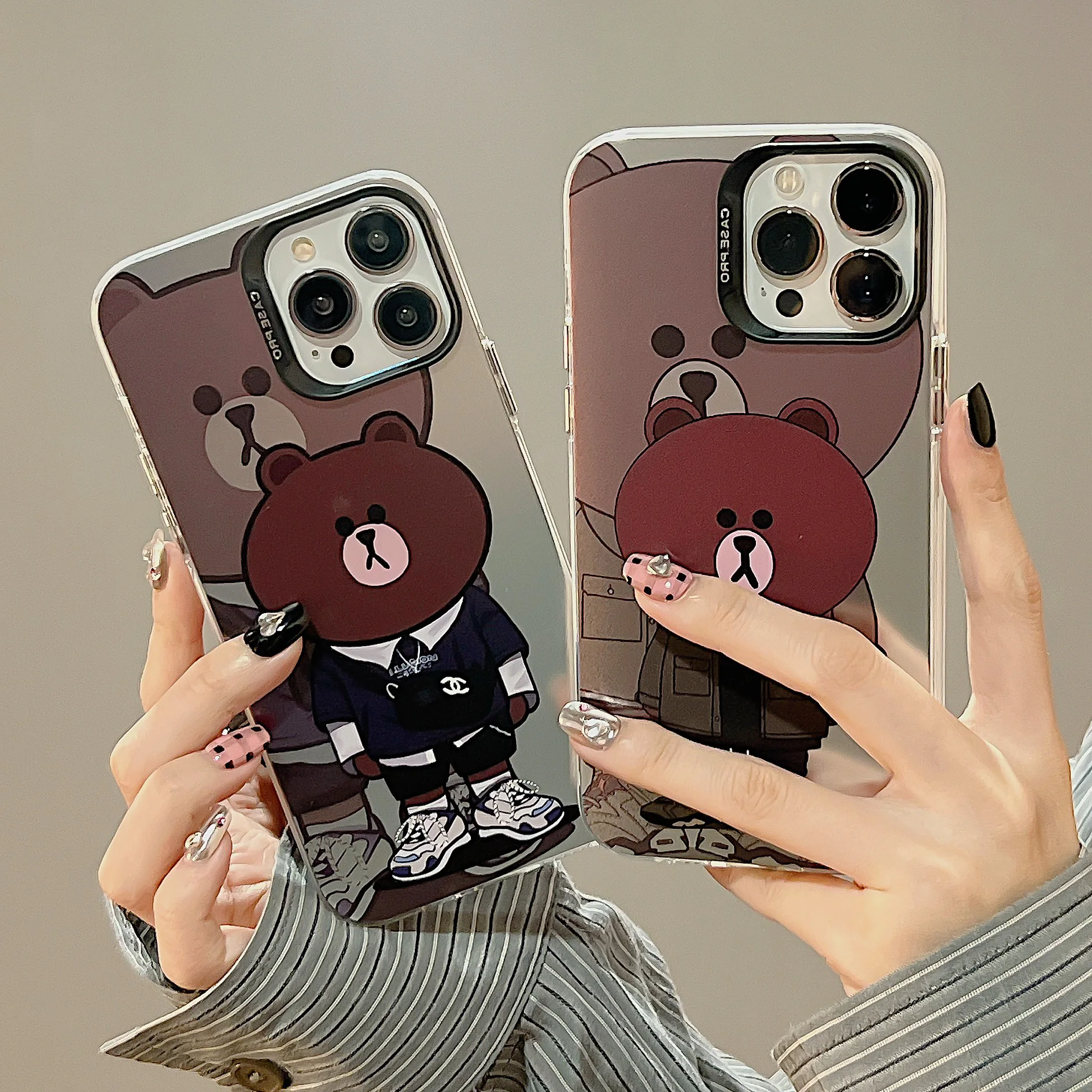 

Original Design Big Bear Pattern Phone Case for Apple iPhone 14 12 Pro Max 13 11 Pro Max Shockproof Case