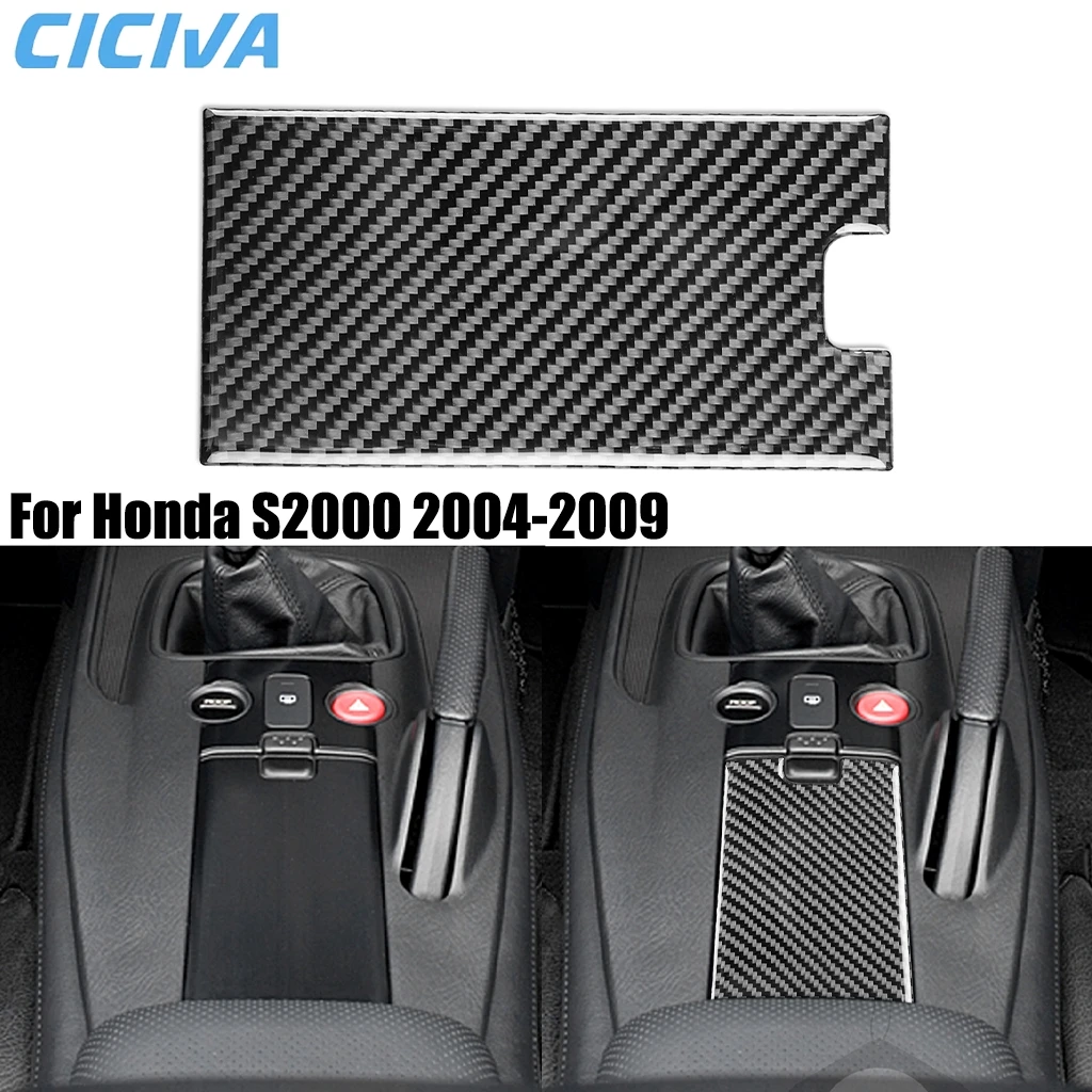 Для Honda S2000 AP2 F22C1 2004-2009 углеродное волокно центральная консоль панель