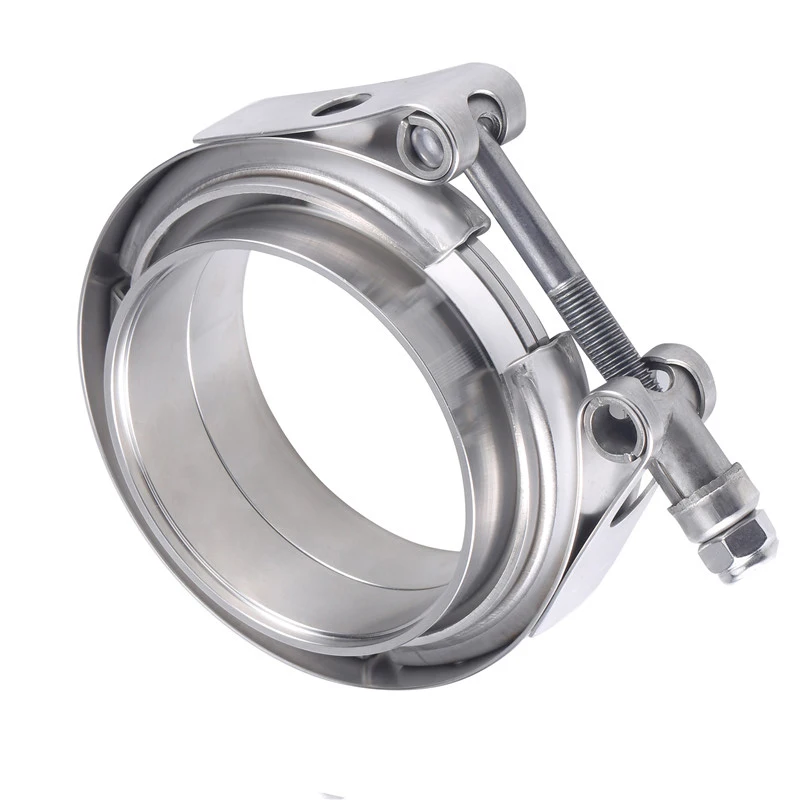 

2/2.25/2.5/2.75/3/3.5 Inch Stainless Steel Standard Turbo Exhaust V band Clamp with Male and Female Flange