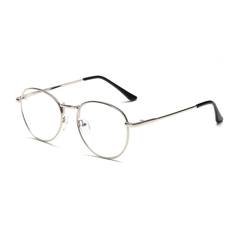 Очки для близорукости в металлической круглой оправе мужчин и женщин аксессуар