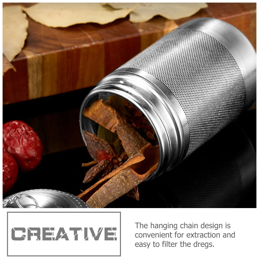 

Tea Strainer Infuserloose Mesh Seasoning Filter Steeperfine Leaf Filters Soup Chain Seasonings Diffuser Cooking Infusers
