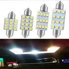 Купольная гирлянда C5w C10W автомобильная светодиодная лампа 3528 1210 31 мм 39 мм 41 мм автомобильные дверные лампы для чтения лампа для перчаточного ящика освещение для номерного знака s DC 12 В