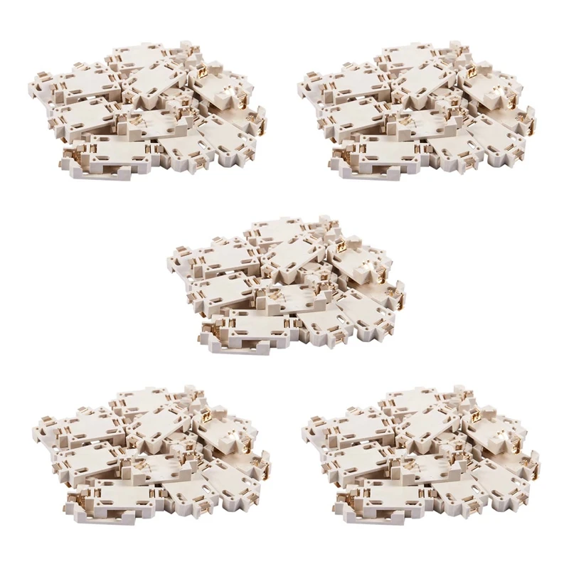 

Hot-100Pcs White Housing CR2032 SMD Cell Button Battery Holder Socket Case