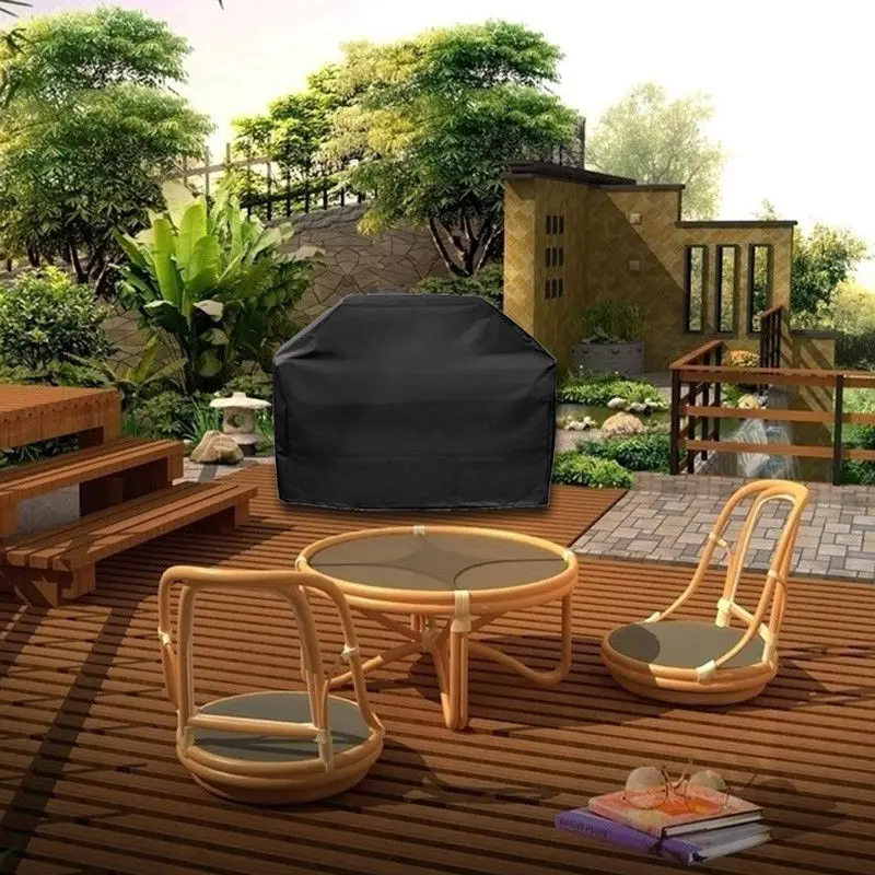 Dust cover Outdoor BBQ Grill Covers Gas Heavy Duty for Home Patio Garden Storage Waterproof Barbecue Cover Accessorie | Дом и сад