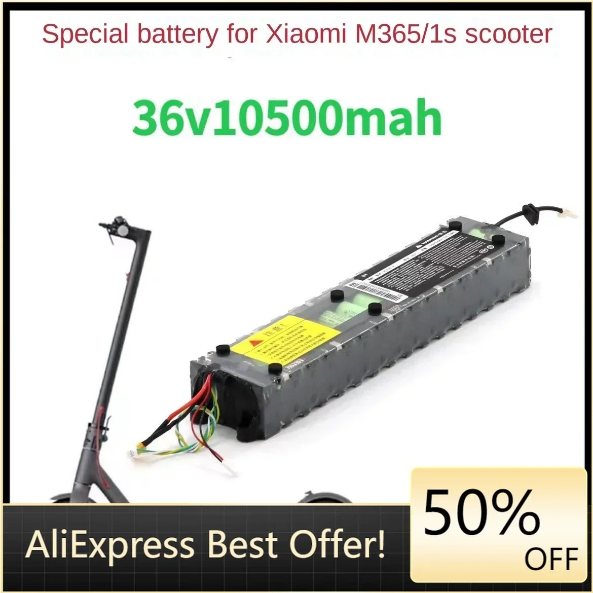 

36V 10.5Ah Wholesale Rechargeable Battery Pack for Xiaomi M365 Electric Scooter with APP Protection Board