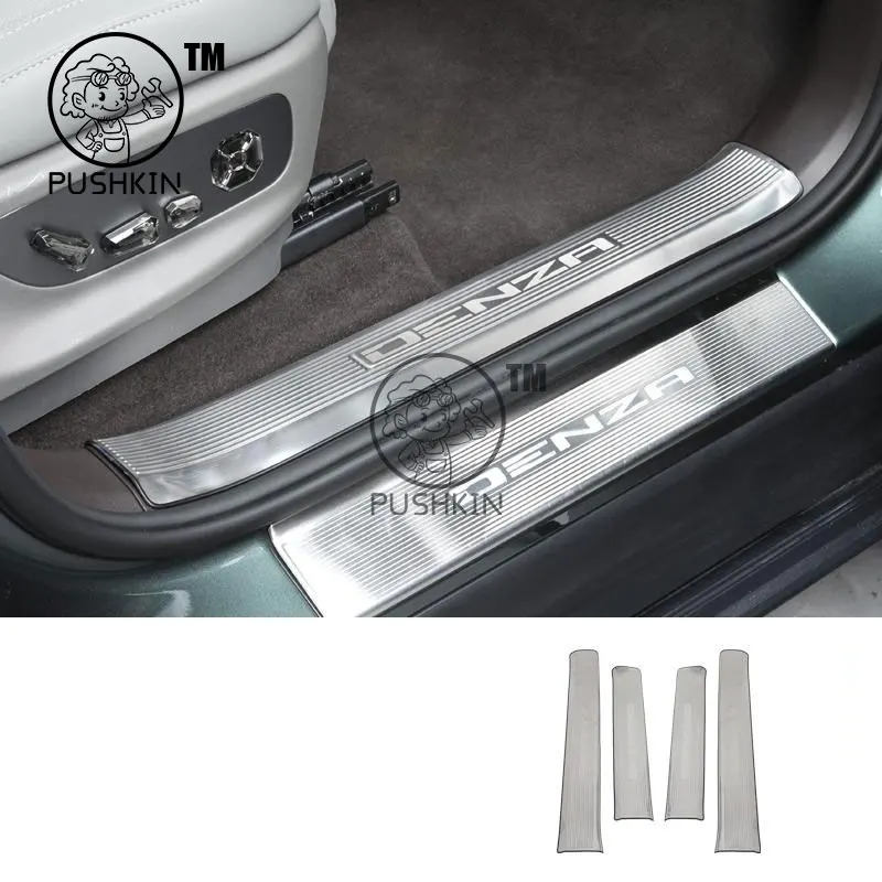 

Бампер багажника для Denza N9 2025 2026, автомобильные аксессуары, защита порога, защита заднего крыла, накладка, наклейка, украшение