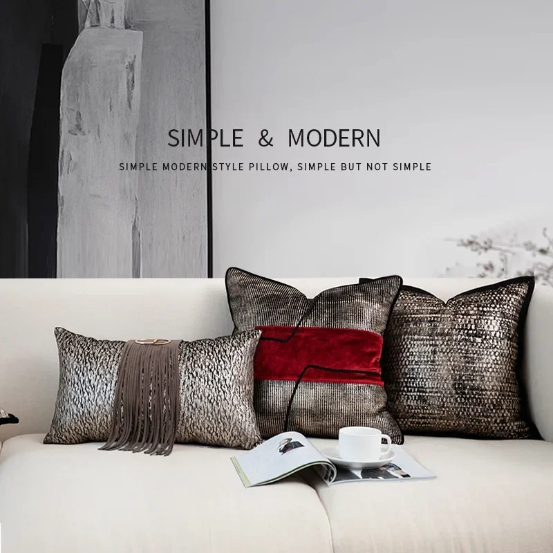 Высококачественные золотые наволочки для отеля современный стиль хлопковые