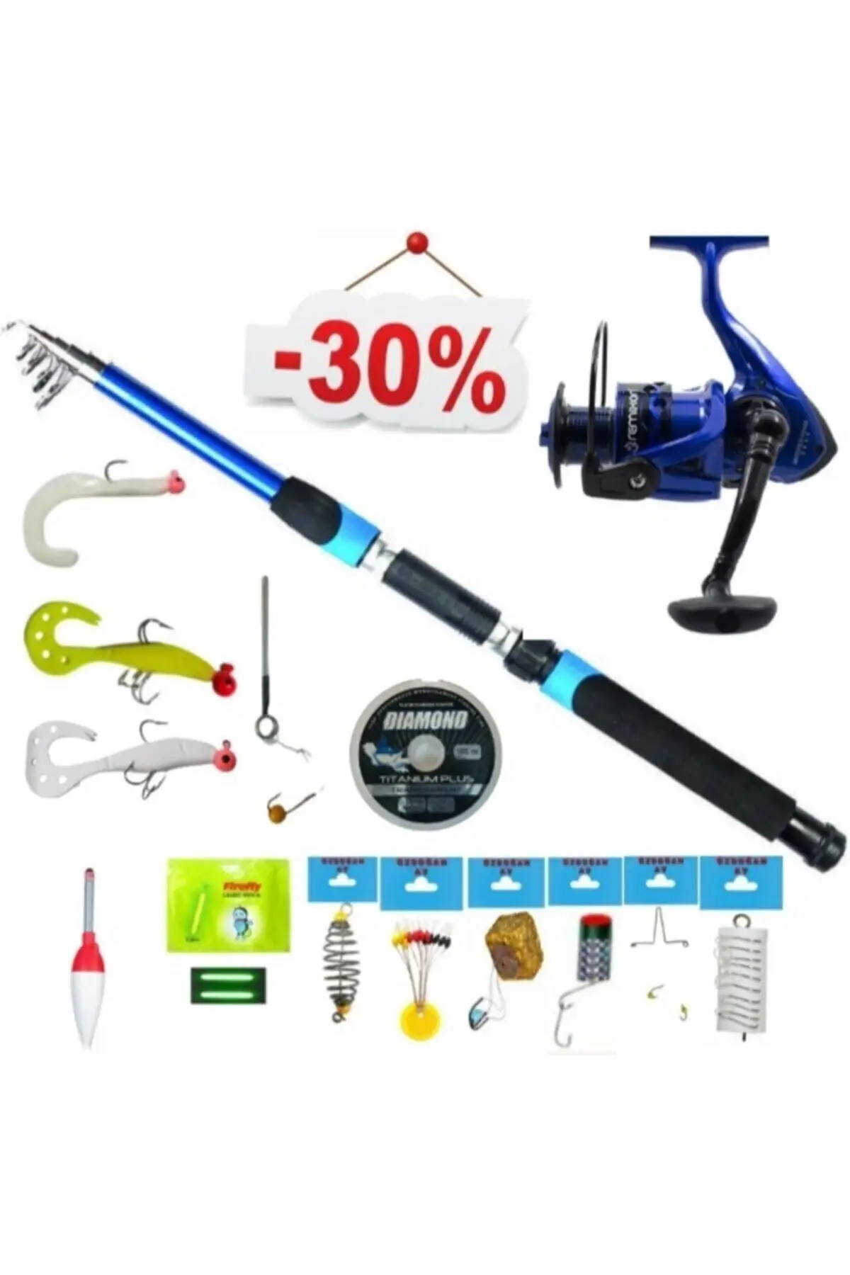 Professional Full Set Fishing Rod Set Fishing Set