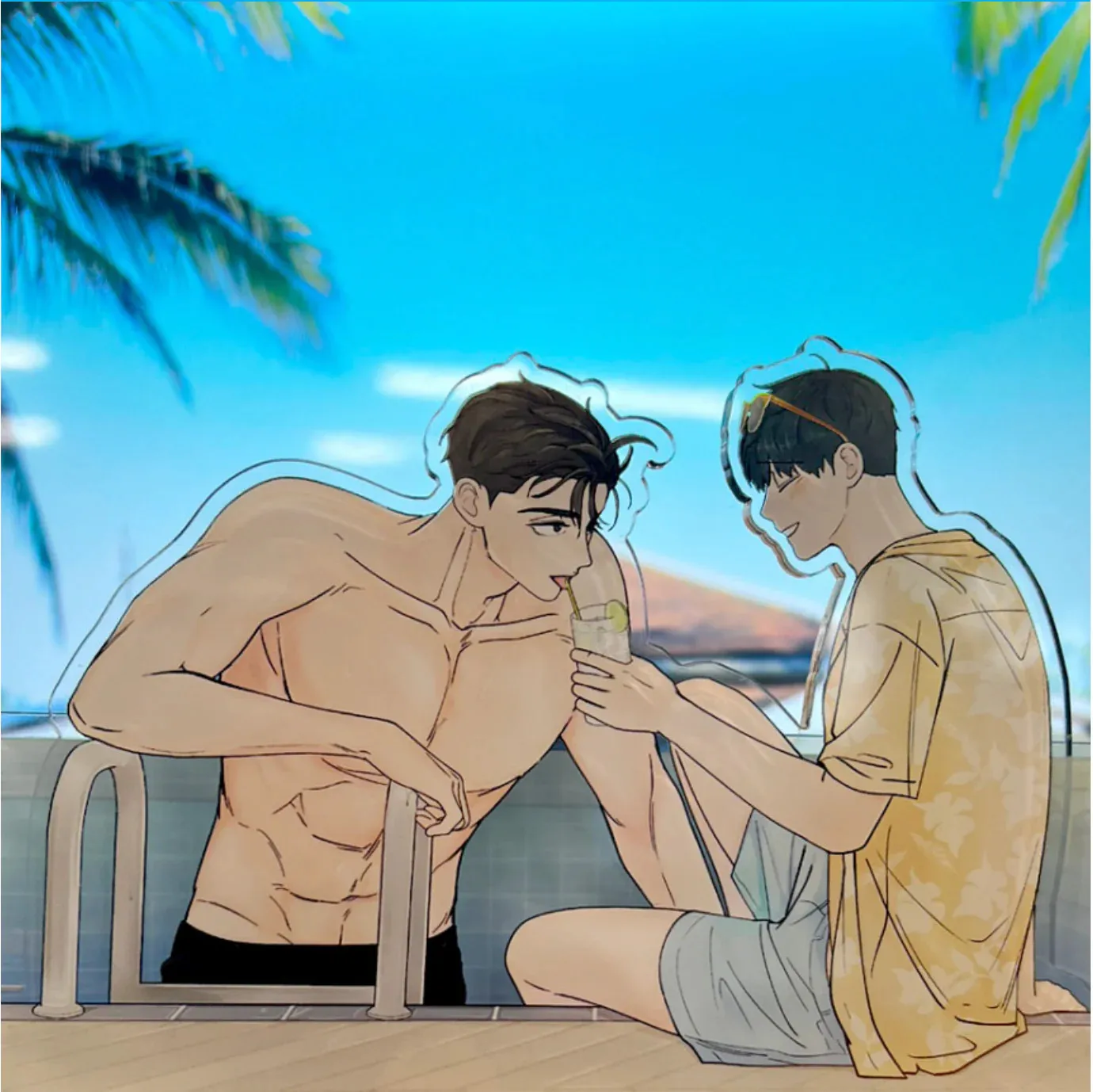 Акриловые фигурки в подарок на один летний день аниме модель экшн-фигурки