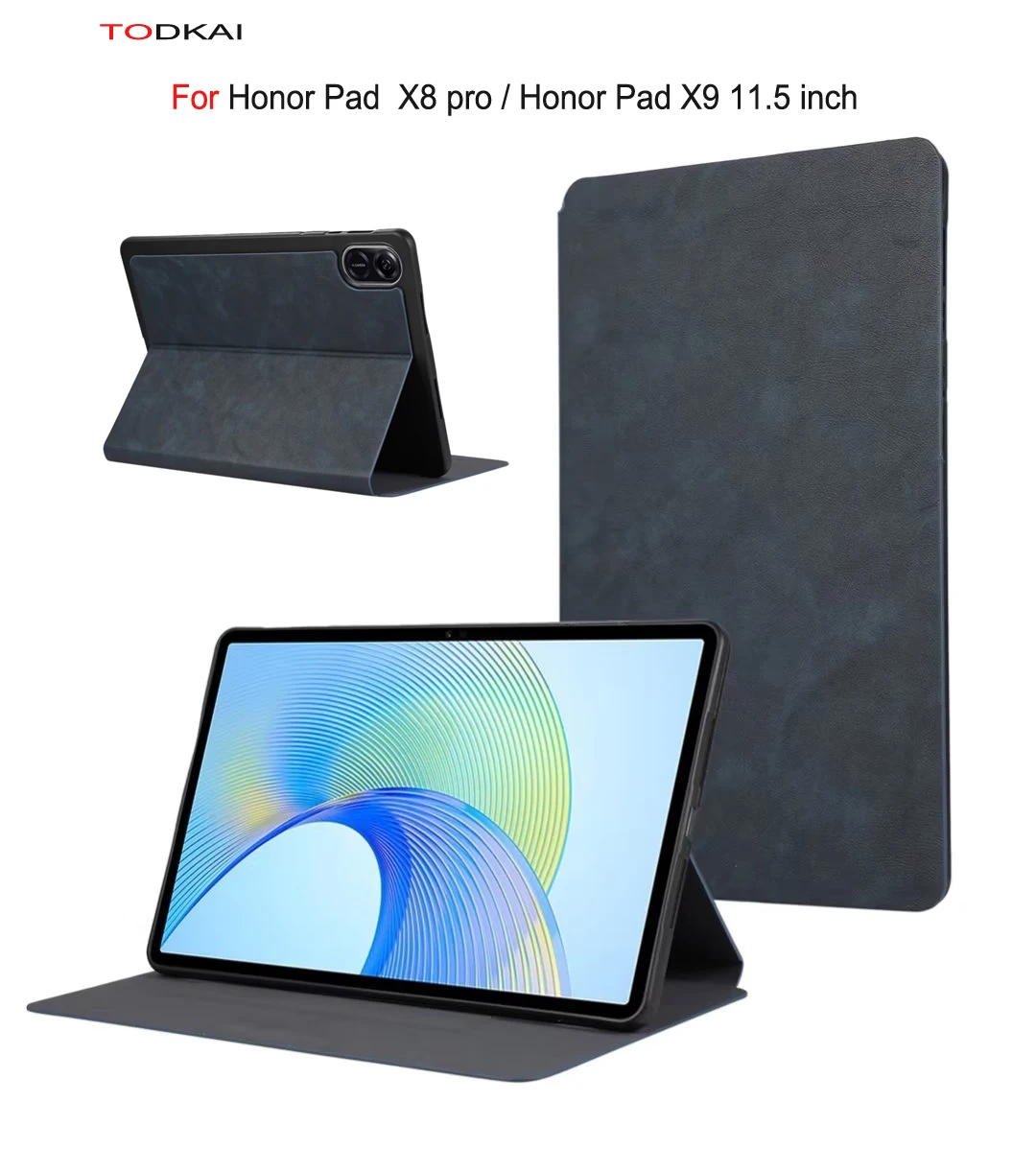 

Чехол для планшета Huawei X9 11,5 дюйма, флип-подставка 2023 дюйма, Мягкая силиконовая задняя крышка из ТПУ для Honor Pad X8 Pro 2023, 11,5 дюйма, чехол