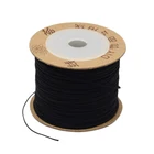 Шнур pandahall 0,8 мм, нейлоновые нитки для ювелирных изделий, для самостоятельного изготовления ювелирных изделий, черный, белый, серебристый, красный, зеленый, желтый, около 100 мрулон