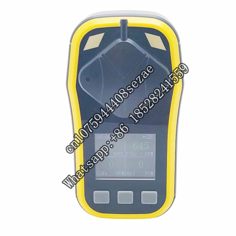 

HANDHELD INSTANTANEOUS READING O2 CH2O CO C2H3CL CO2 VOC C2H4O FLAMMABLE GAS LEAKAGE DETECTOR