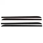 Автомобильные наклейки из углеродного волокна 2 шт., черные наклейки на порог автомобильной юбки, полосатые наклейки на корпус для BMW 1 3 4 5 6 серии F30 F35 F31, автомобильные аксессуары