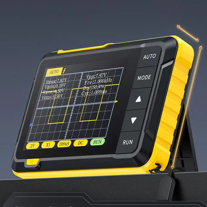 

Digital Oscilloscope Portable Lcd Screen 200khz Analog Bandwidth 2.5ms/s Sampling Rate Dso152 Meter Dso152 Tester