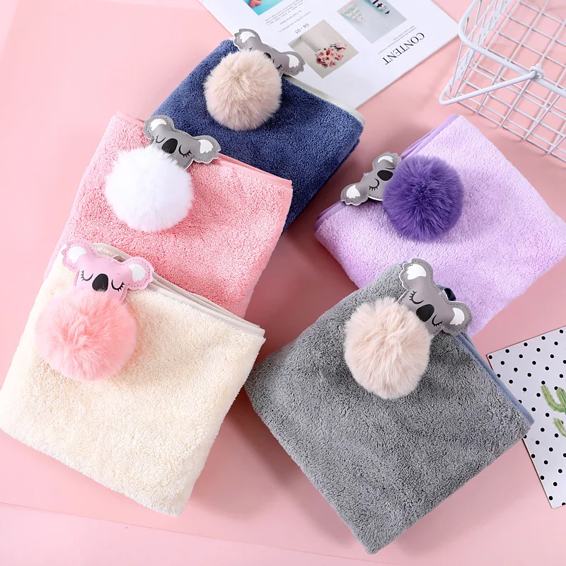 

Koala Towels Single Gift Box For Kids Creative Cute Crystal Velvet Soft Absorbent Gift Beach Bath Towel